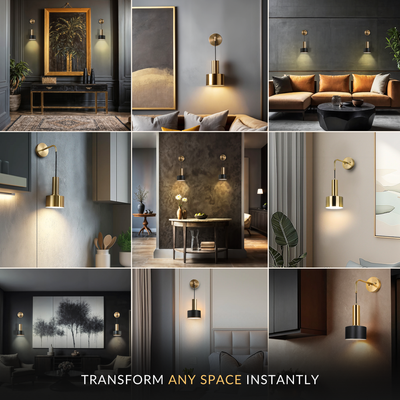 SIEGLAS GLOWDROP WIRELESS WALL SCONCES (SET OF 2 )