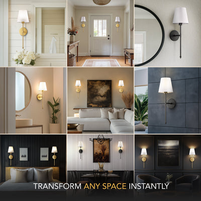 SIEGLAS WIRELESS WALL SCONCES (SET OF 2 )