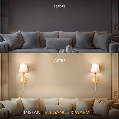 SIEGLAS WIRELESS WALL SCONCES (SET OF 2 )