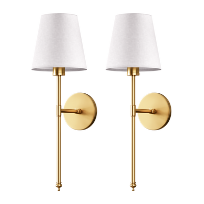 SIEGLAS WIRELESS WALL SCONCES (SET OF 2 )